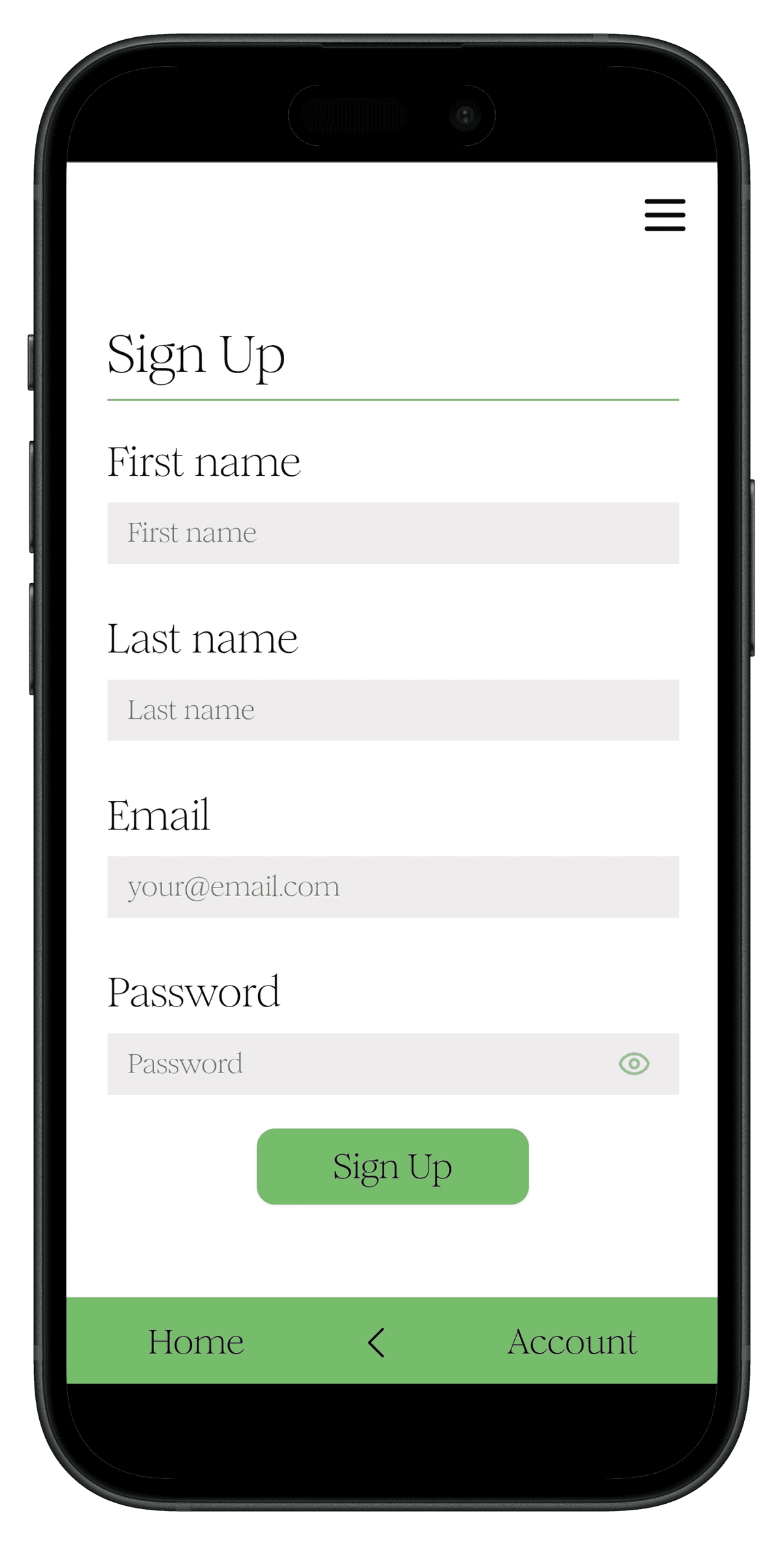 Account SignUp